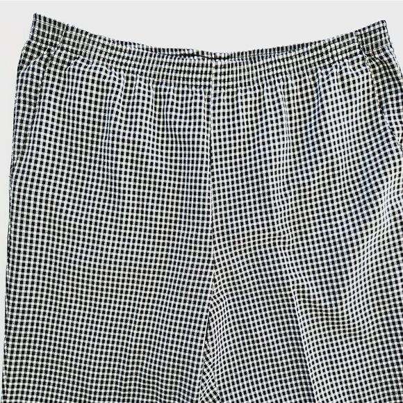 Vintage Alfred Dunner '80s Gingham Black & White Two Piece Matching Suit Set 6P - Picture 14 of 16